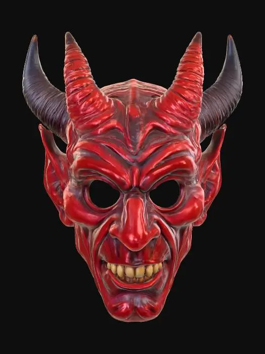 3D model for #Halloween2025#, Infernal Visage