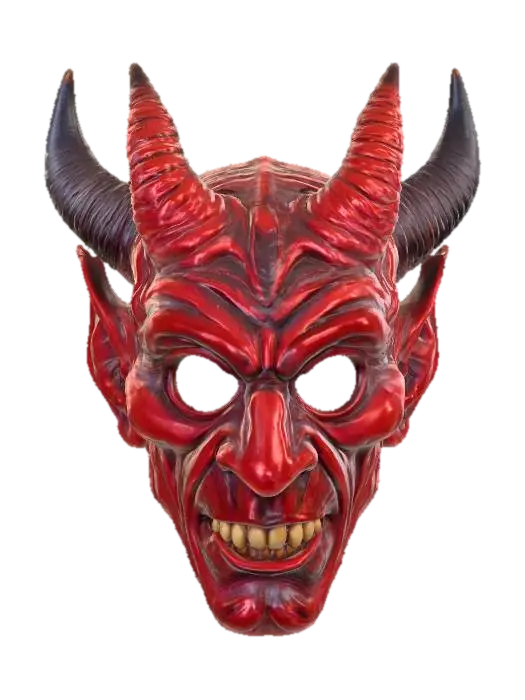 #Halloween2025#, Infernal Visage - Diablo 3D model, vytvořený pomocí AI