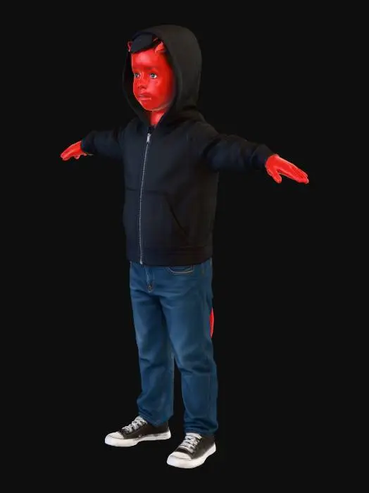 3D model for #Halloween2025#, Little Mischief Maker