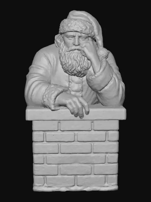3D model for Santa's Stucking Contemplation