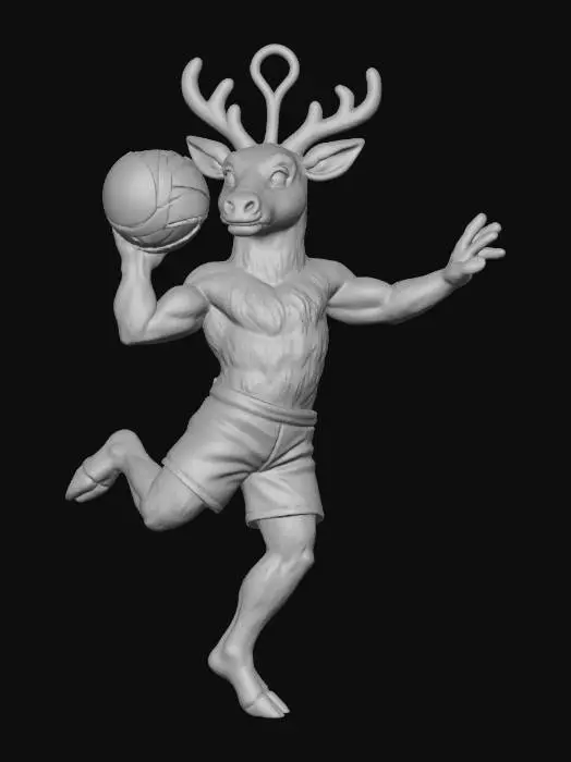 3D model for #Christmas2025#, Volleyball Buck