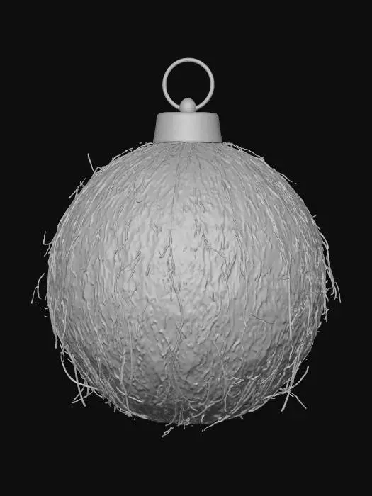 3D model for #Christmas2025#, Coconut Ornament