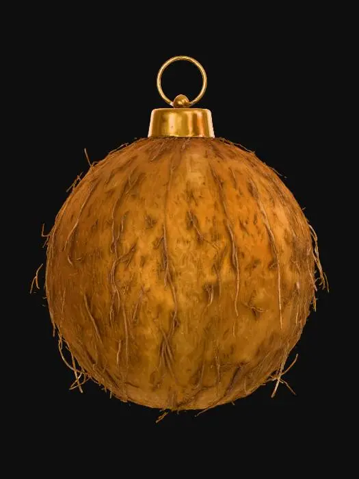 3D model for #Christmas2025#, Coconut Ornament