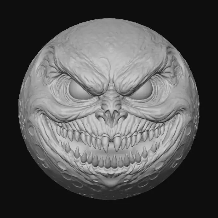 3D model for #Halloween2025#, Good night !
