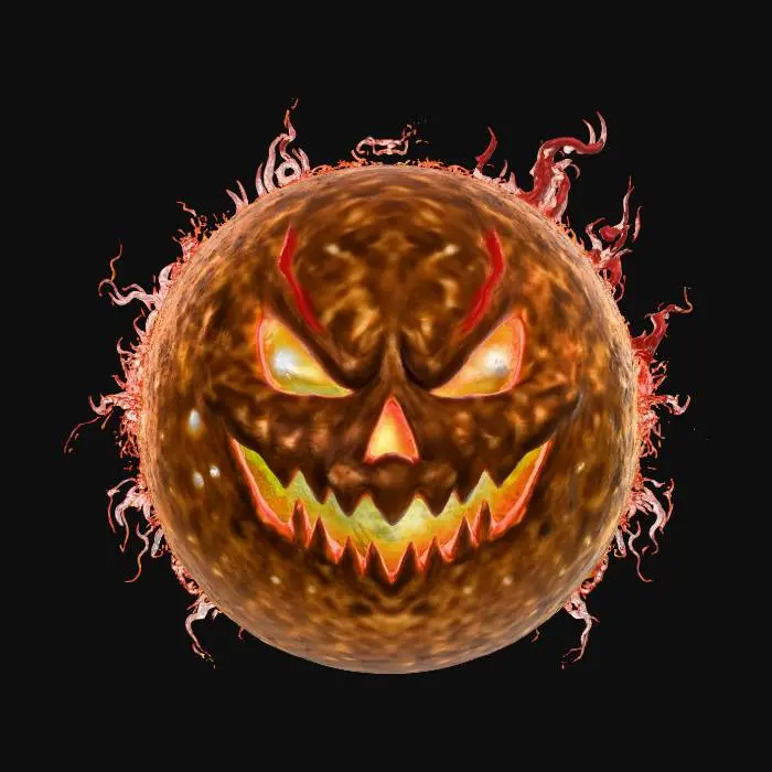 3D model for #Halloween2025#, Infernal Sun
