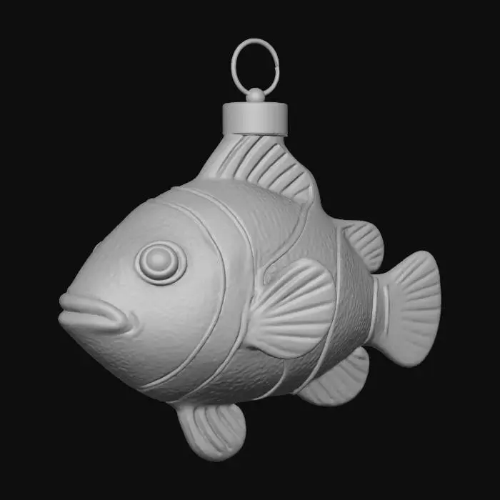 3D model for #Christmas2025#, Clownfish Ornament
