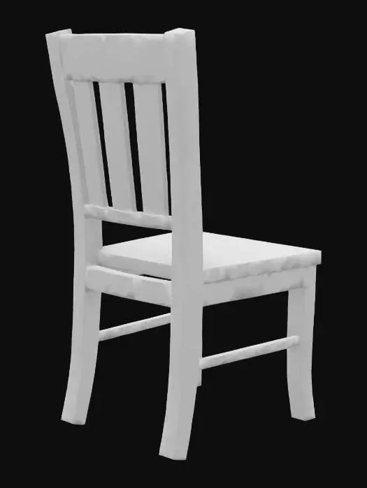 3D model for Wooden Chair