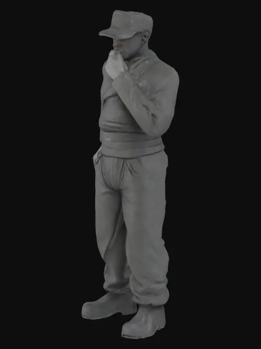 3D model for The Thinker Soldier