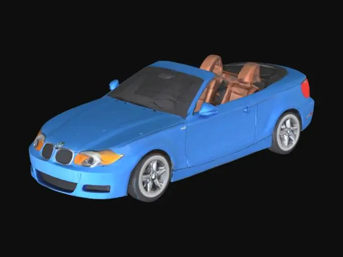 3D model for bmw 1.18i,2006 model,ultra realistic,high detailed