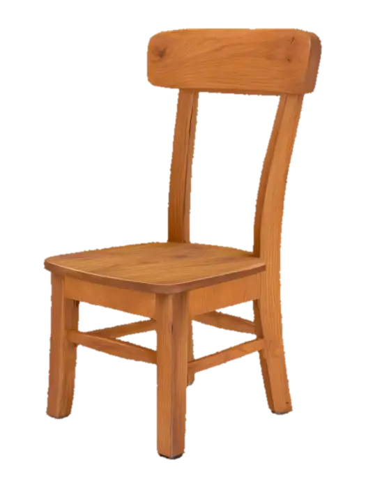 Modelong 3D na wood chair - Vintage, ginawa ng AI