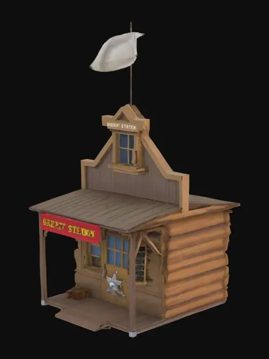 3D model for sherrif station