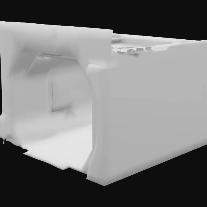 3D model for A reinforced underground research shelter,ultra realistic,high detailed
