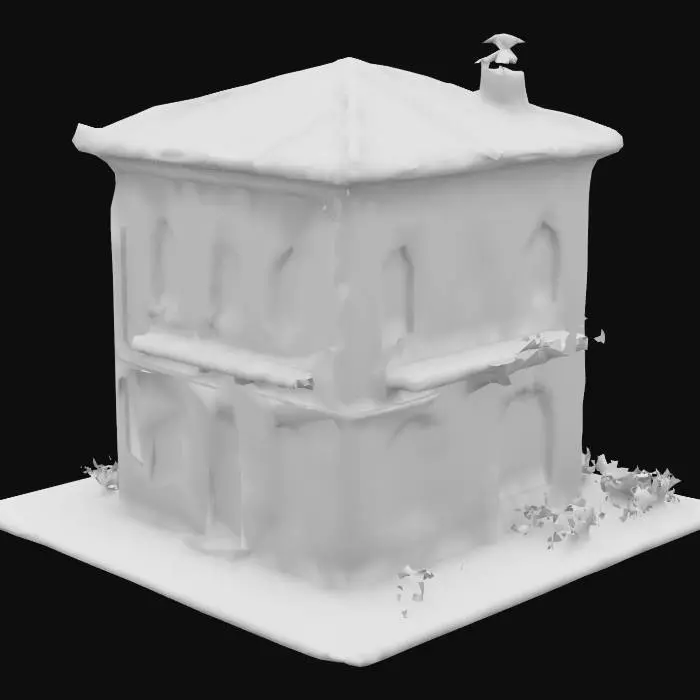 3D model for mediterranean urban residential building