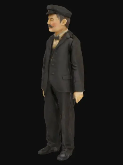 3D model for The Vintage Doll in Gray