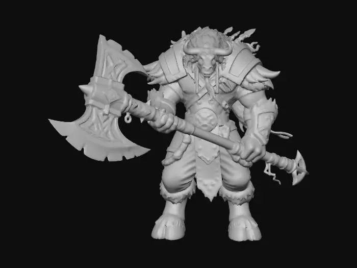3D model for Warrior's Stand at Dusk