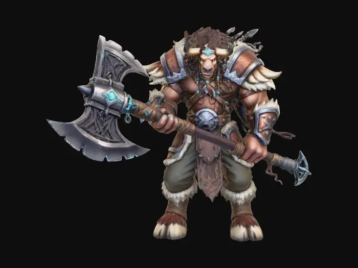 3D model for Warrior's Stand at Dusk