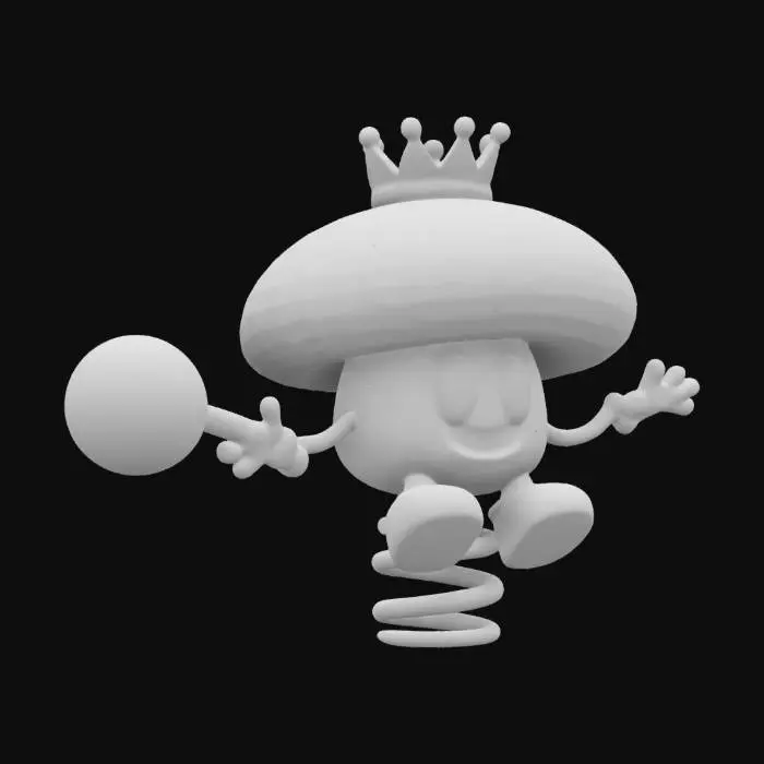3D model for Mushroom King Jumper - Sir Wobblebottom