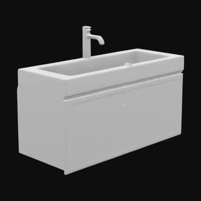 3D model for Basin cabinet