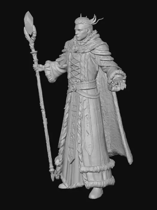 3D model for Sorcerer of the Ice Cavern