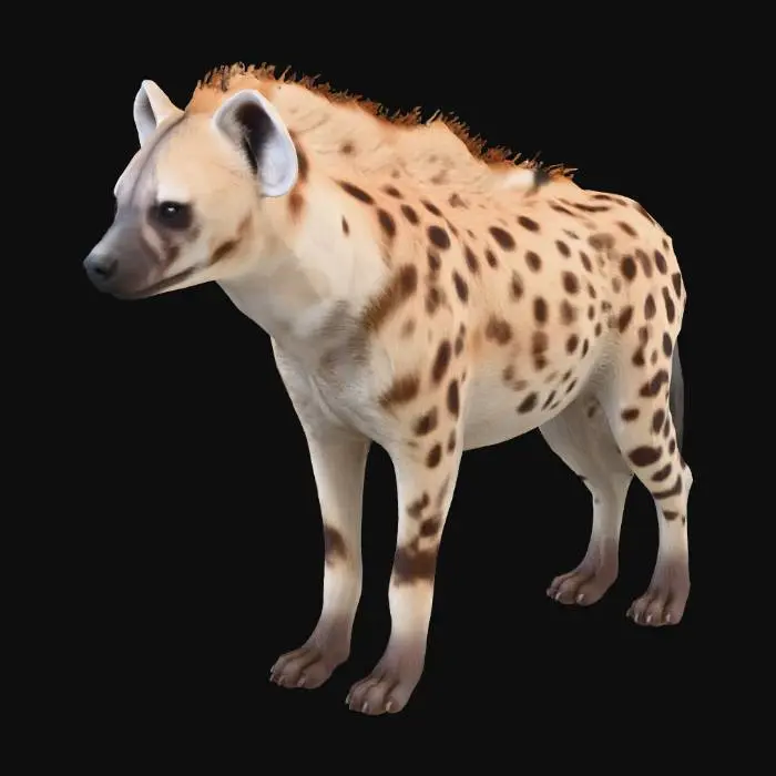 3D model for Hyena Portrait