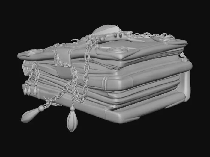 3D model for enchanted book