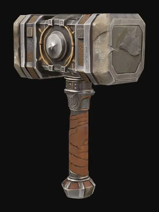 3D model for Earthbound Hammer