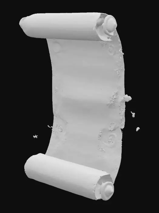 3D model for Illuminated Scroll