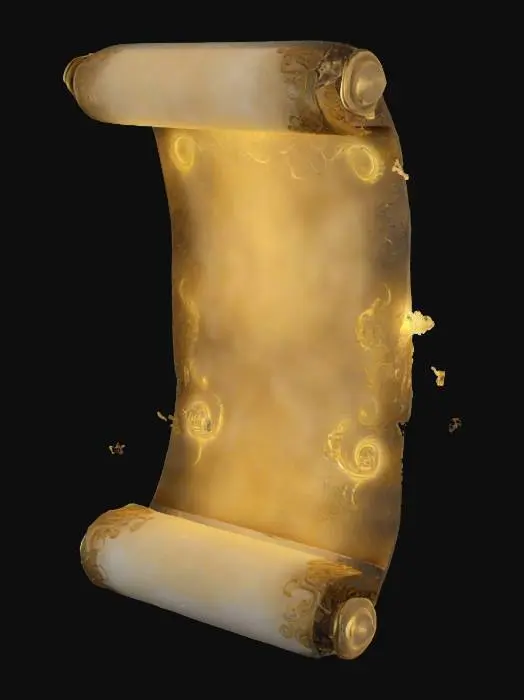 3D model for Illuminated Scroll
