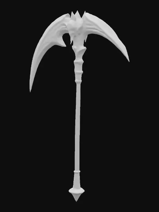 3D model for Dragonfang Halberd