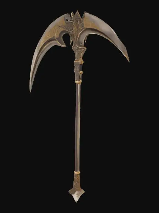 3D model for Dragonfang Halberd