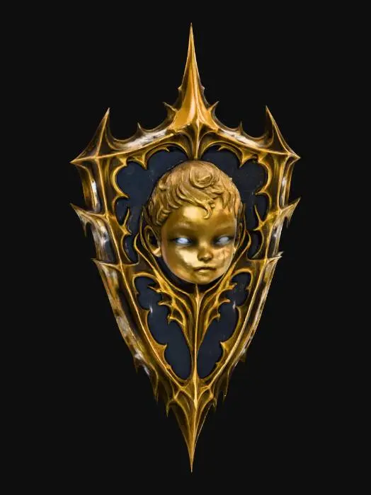 3D model for golden shield