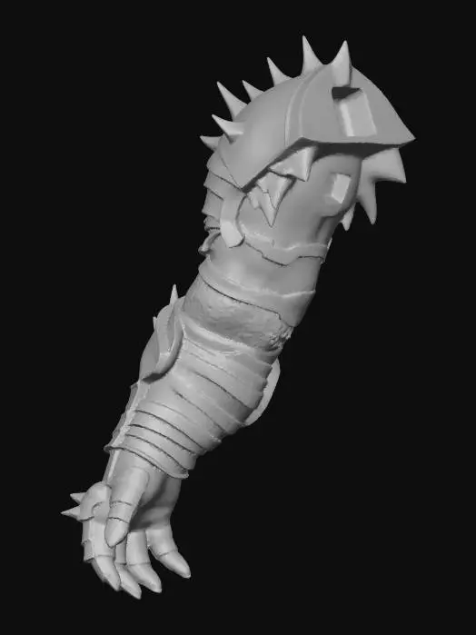 3D model for Spiked Gauntlet