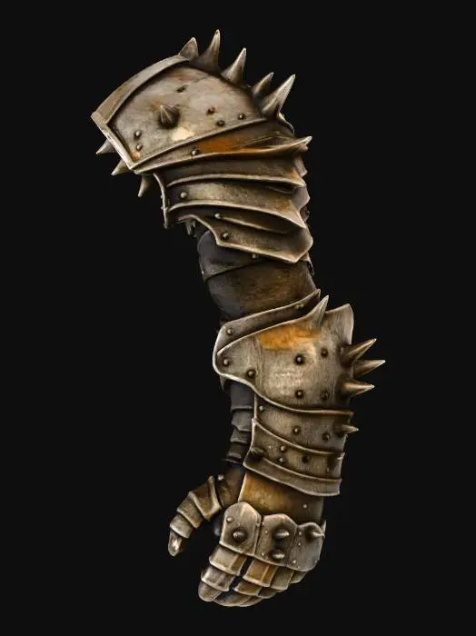3D model for Spiked Armor Warrior