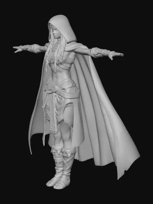 3D model for Crimson Warrior