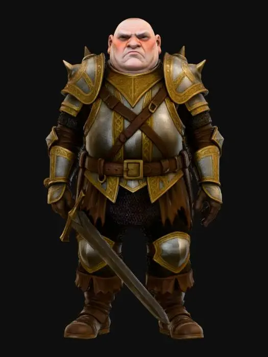 3D model for Knight of Valor