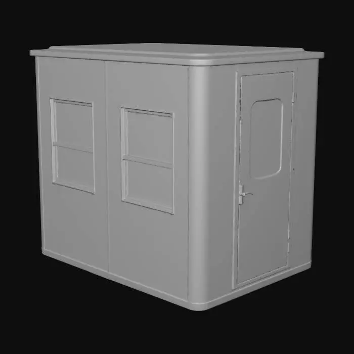 3D model for Security Booth