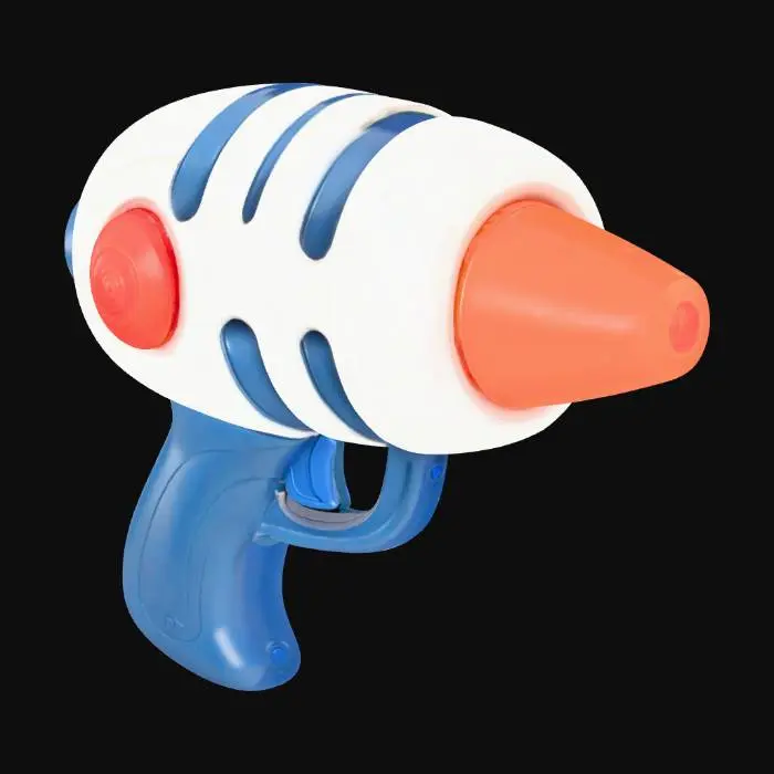 3D model for Retro Ray Gun