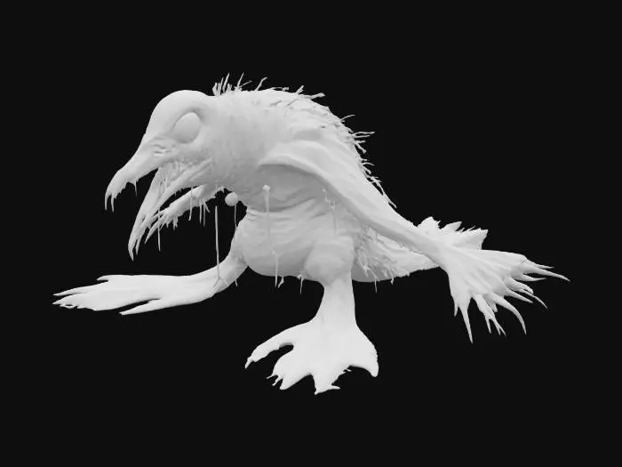 3D model for Icethrall, the Drowned Chick