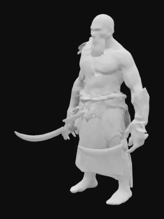 3D model for kratos from god of war