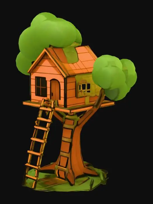 3D model for Treehouse Sanctuary