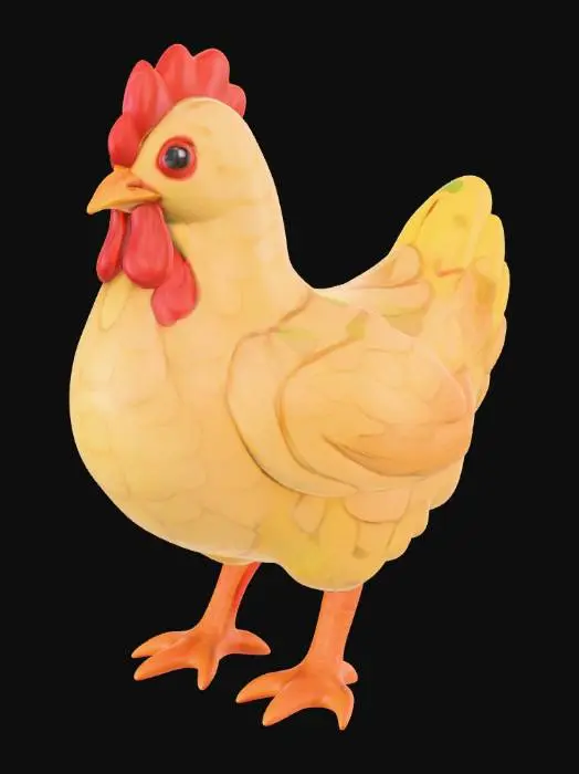 3D model for Meadow Chicken