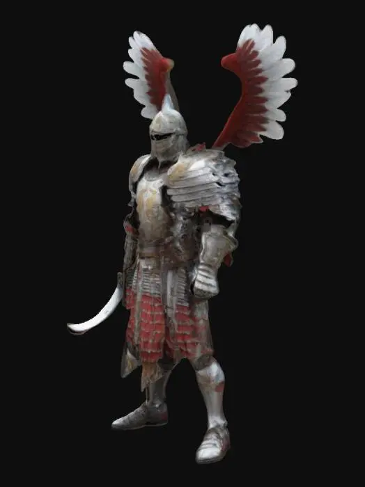 3D model for Winged Hussar Warrior