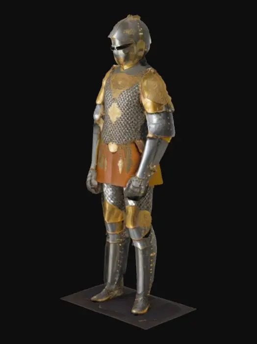 3D model for Ancient Warrior Armor Display