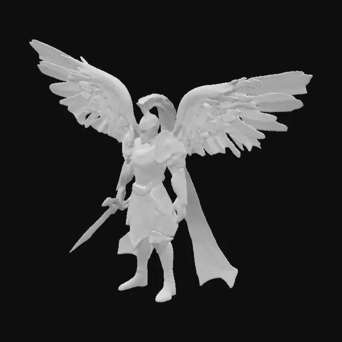 3D model for Fantasy Winged Hussar