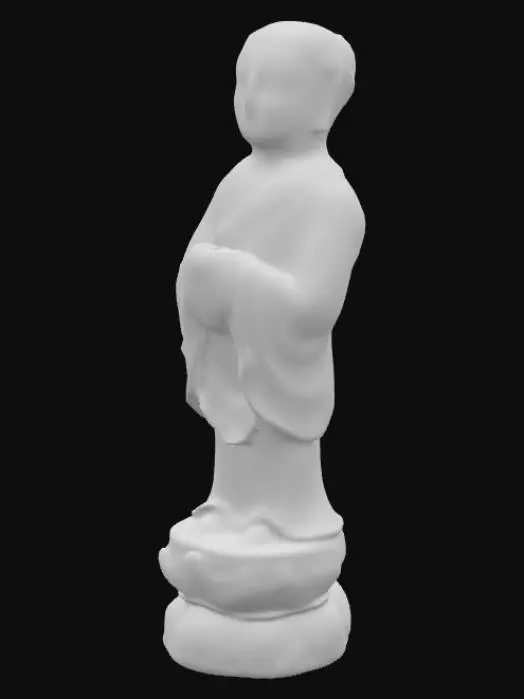 3D model for Golden Monk Statue