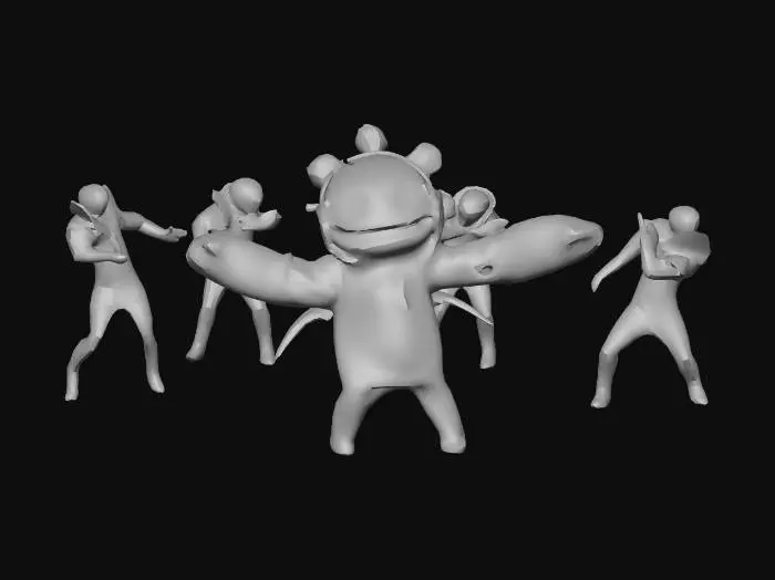 3D model for Pink Cosmic Dance Party