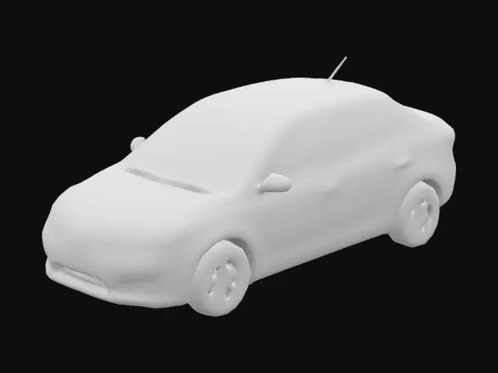 3D model for Renault Symbol Gray