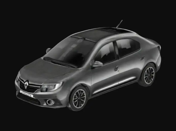 3D model for Renault Symbol Gray