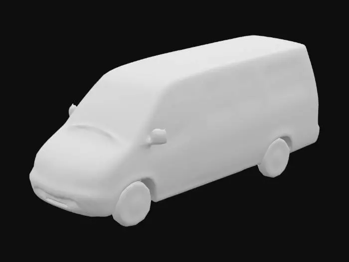3D model for White Van Outdoors