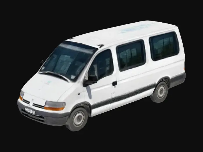 3D model for White Van Outdoors